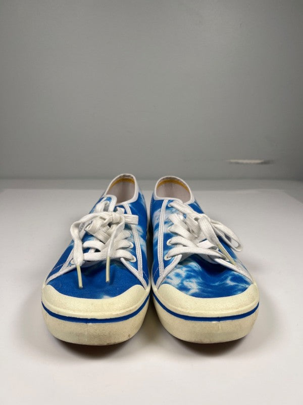 Keen Women's Blue/White Elsa Lite Lace Up Canvas Sneakers - 9 image 2