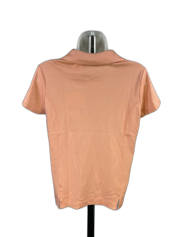 Liz Golf by Liz Claiborne Women's Pink Short Sleeve Golf Polo - S image 2