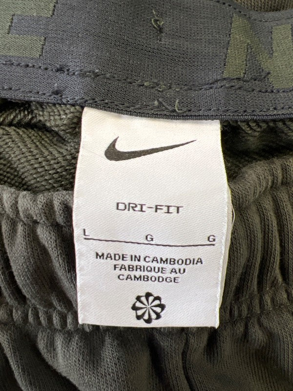 Nike Men's Green Dri-Fit Tapered Training Pull On Athletic Sweatpants - L image 3