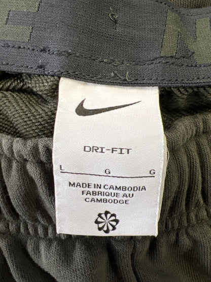 Nike Men's Green Dri-Fit Tapered Training Pull On Athletic Sweatpants - L image 3