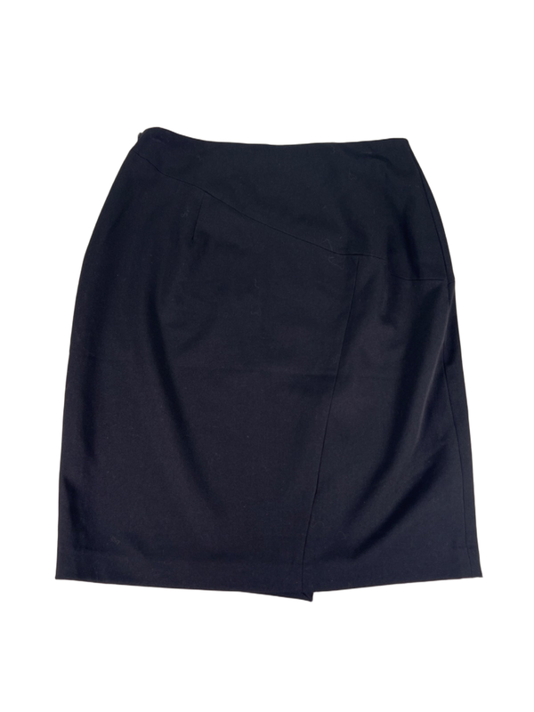 White House Black Market Women's Black Straight Slit Front Skirt - 8 image 2