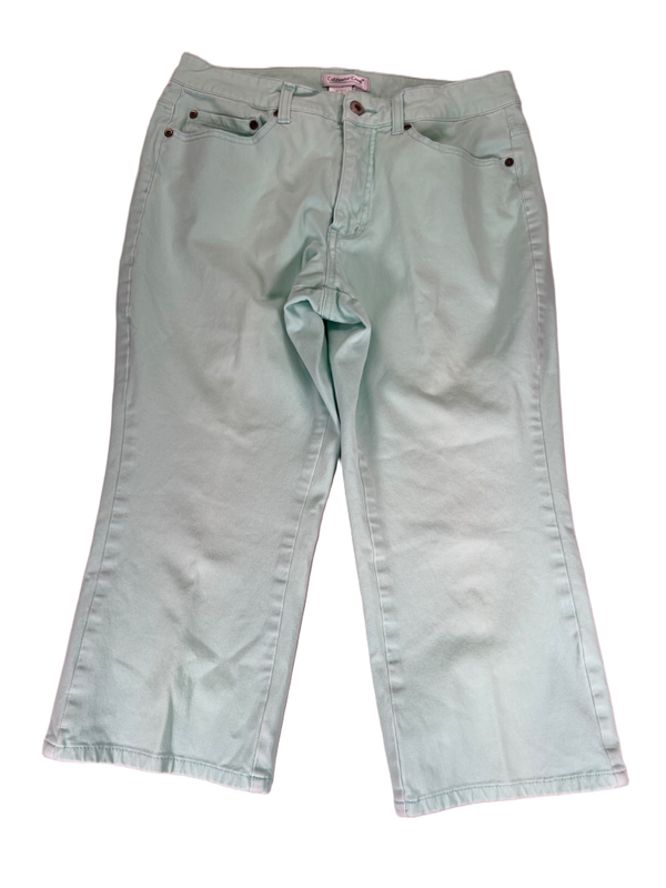 Coldwater Creek Women's Light Blue Denim Capri Pants - 10 Petite