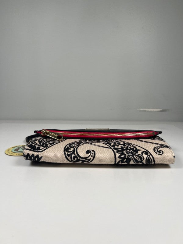 Spartina 449 Black/Beige Daufuskie Island Multi-Pocket Wristlet Clutch image 4