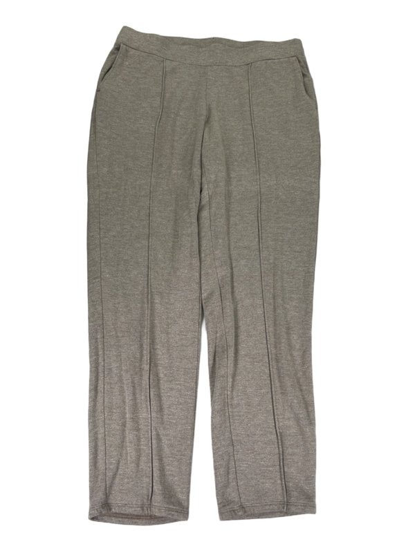 Pure J Jill Women's Tan/Brown Tranquility Fleece Pull On Lounge Pants - S Petite