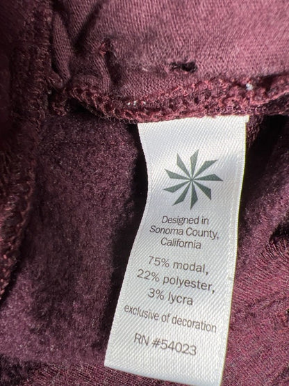 Athleta Women’s Burgundy Red Shine Coaster Jogger Pants - S image 4