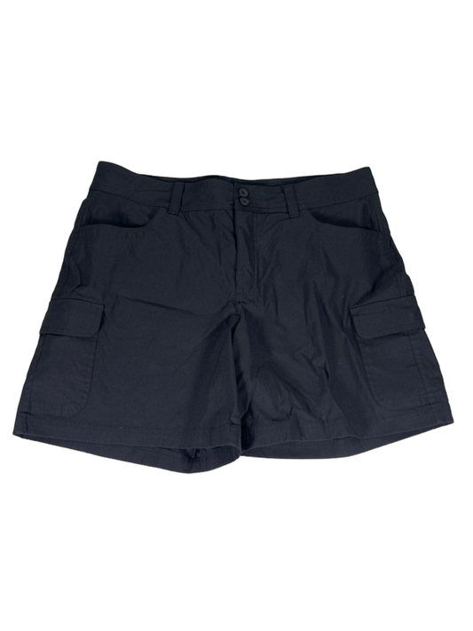 Eddie Bauer Women's Black Lightweight Cargo Hiking Shorts - 14