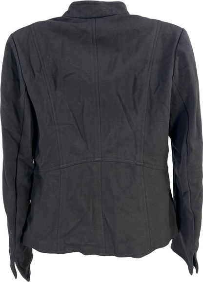 Ellen Tracy Women’s Black Long Sleeve Full Zip Sweatshirt Jacket - 4 image 2
