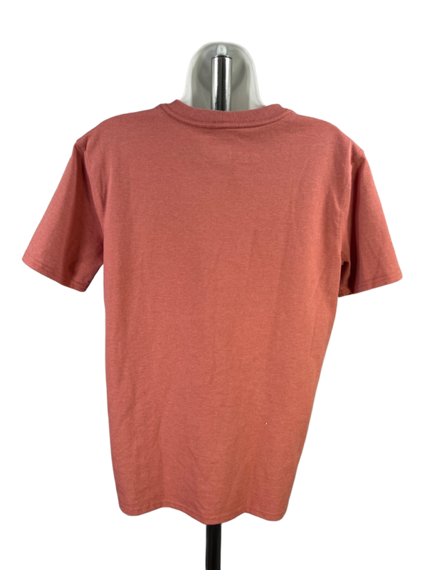 Carhartt Women's Orange/Pink Short Sleeve Pocket Front Loose Fit T-Shirt - M image 2