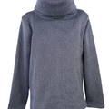 J.Crew Women's Blue Mercantile Funnelneck Long Sleeve Pullover Sweater - M