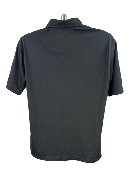 Nike Golf Men's Black Short Sleeve Athletic Polo Shirt - L image 2