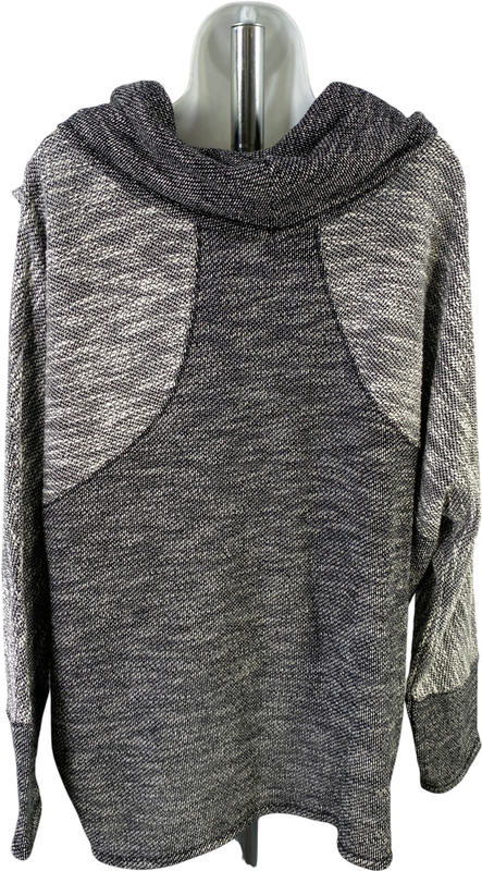 CJ Banks Women’s Black Cowl Neck Long Sleeve Sweater - Plus 2X image 2