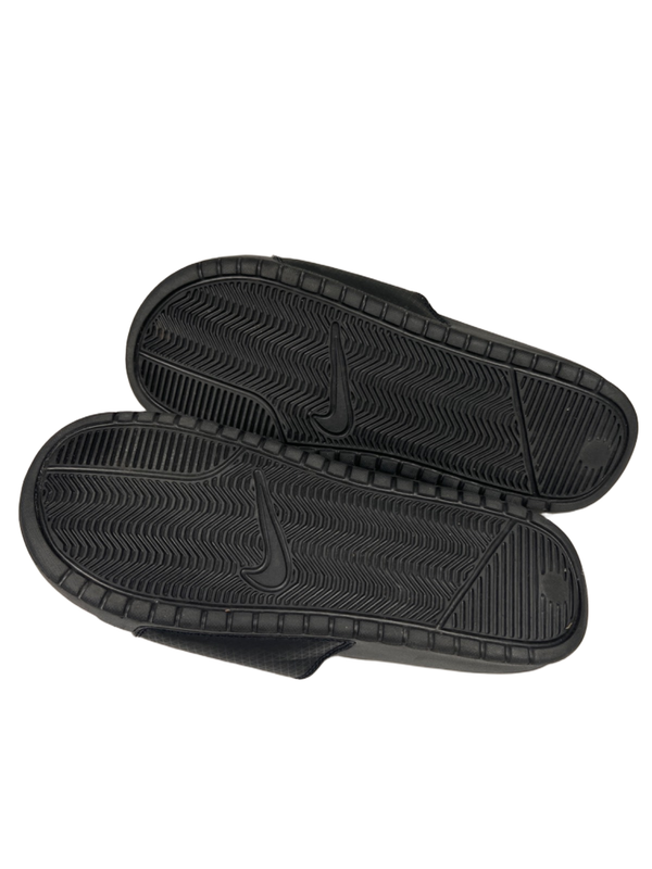 Nike Men's Black/Red Benassi JDI Slide On Sandals - 9 image 8