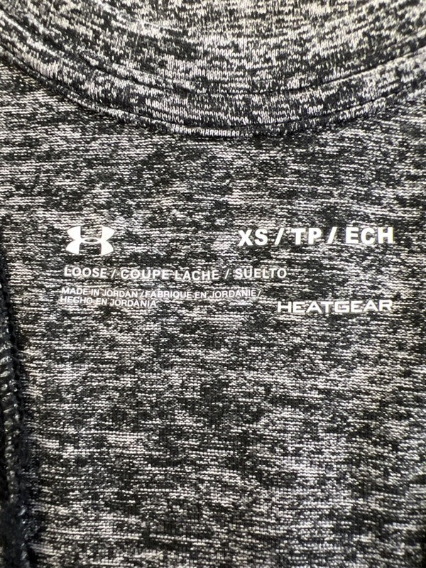 Under Armour Women's Gray Heathered HeatGear Sleeveless Athletic Tank Top - XS image 3