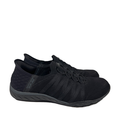 Skechers Women's Black Breathe Easy Roll With Me Slip On Sneakers - 8.5