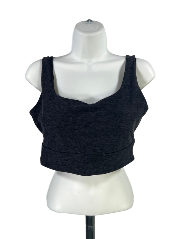 Victoria's Secret Sport Women's Gray Stretch Scoop Longline Sports Bra - M
