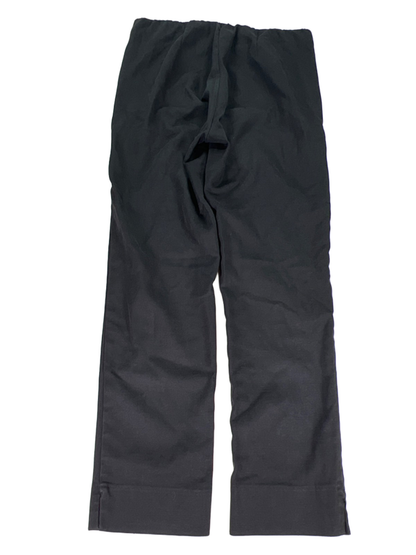 J.Jill Essential Womens Black Cotton Stretch Slim Straight Leg Pull On Pants - 8 image 2