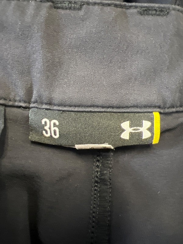 Under Armour Men's Black Bent Grass Golf Shorts - 36 image 3
