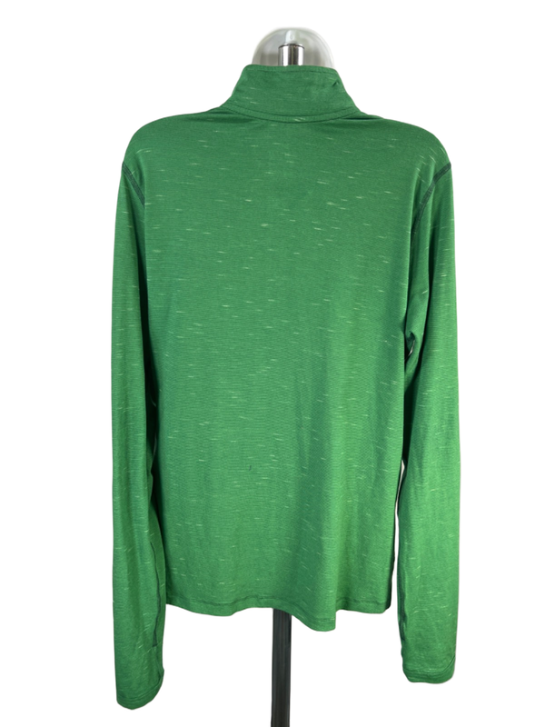Nike Women's Green Michigan State University Long Sleeve Quarter Zip Jacket - XL image 2