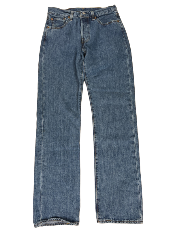 Levi's Men's Medium Wash 501 Original Button Fly Denim Jeans - 29x32