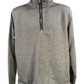 Timberland Men's Gray Fleece Lined 1/4 Zip Pullover Sweatshirt - L