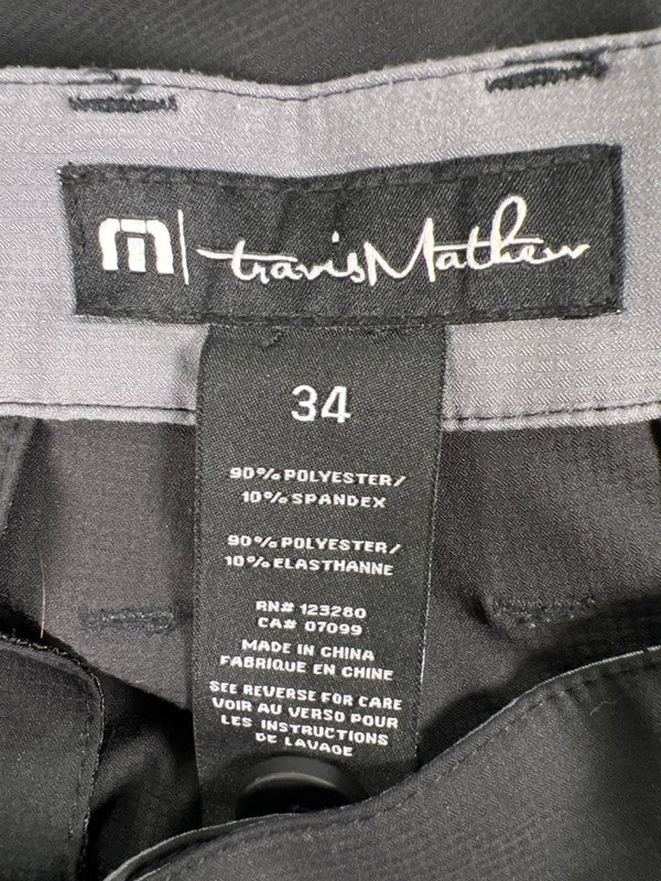 Travis Matthew Men's Black Performance Golf Pants - 34 image 3