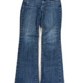 White House Black Market Women's Medium Wash Bootcut Denim Jeans - 2 Short