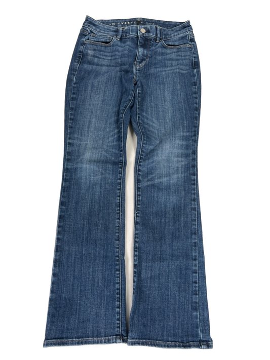 White House Black Market Women's Medium Wash Bootcut Denim Jeans - 2 Short