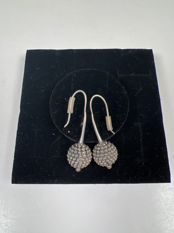 Lagos Women's Stearling Silver Caviar Ball Drop Earrings image 2
