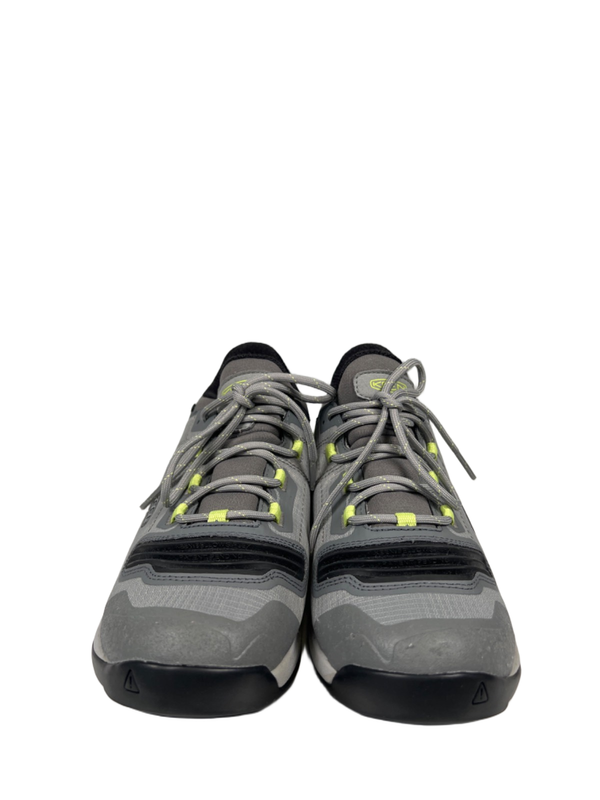 Keen Women's Gray/Green Tempo Flex Waterproof Lace Up Hiking Shoes - 8 image 2