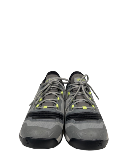 Keen Women's Gray/Green Tempo Flex Waterproof Lace Up Hiking Shoes - 8 image 2