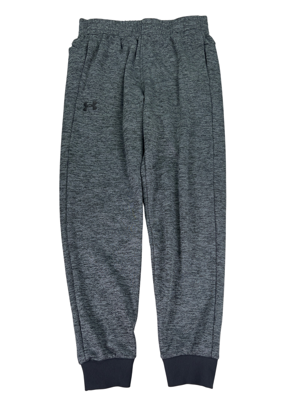 Under Armour Men's Gray Heathered Fleece Lined Jogger Sweatpants - L