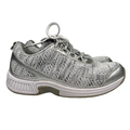 Orthofeet Women's Gray Bio Feet Lace Up Comfort Athletic Shoes - 7