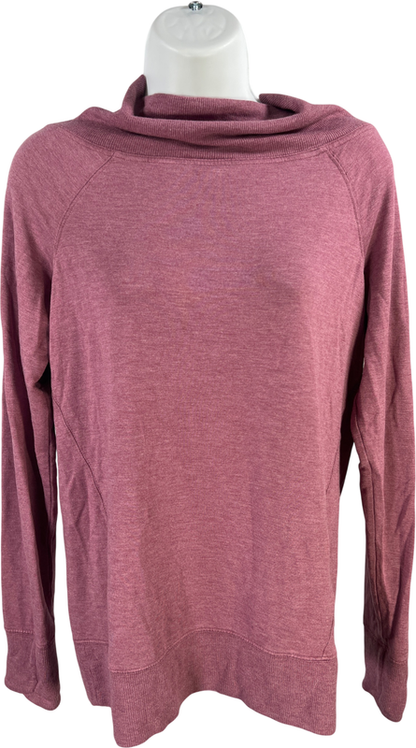 Athleta Women’s Pink Off The Shoulder Studio Barre Sweatshirt - S