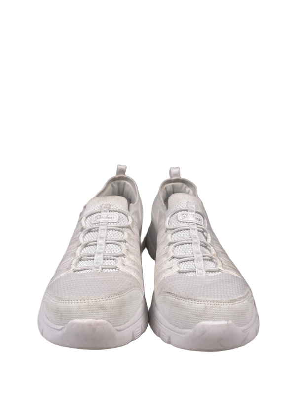 Skechers Women's White Gracefall Soft Soul Stretch Slip On Sneakers - 7 image 2