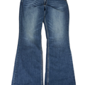 Silver Women's Medium Wash Curvy Fit Suki Slim Boot Denim Jeans - 18