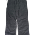 Calvin Klein Men's Dark Gray Corduroy Relaxed Straight Pants - 34x30