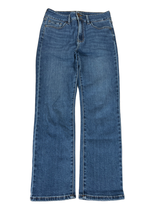 JBD Women's Medium Wash Stretch Denim Slim Straight Jeans - 29