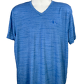 Under Armour Men's Blue Heatgear Loose V Neck Short Sleeve Tee Shirt - XL