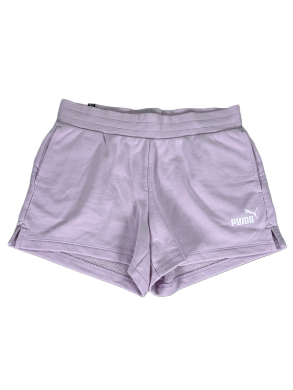 Puma Women's Light Purple Pull On Athletic Shorts - M