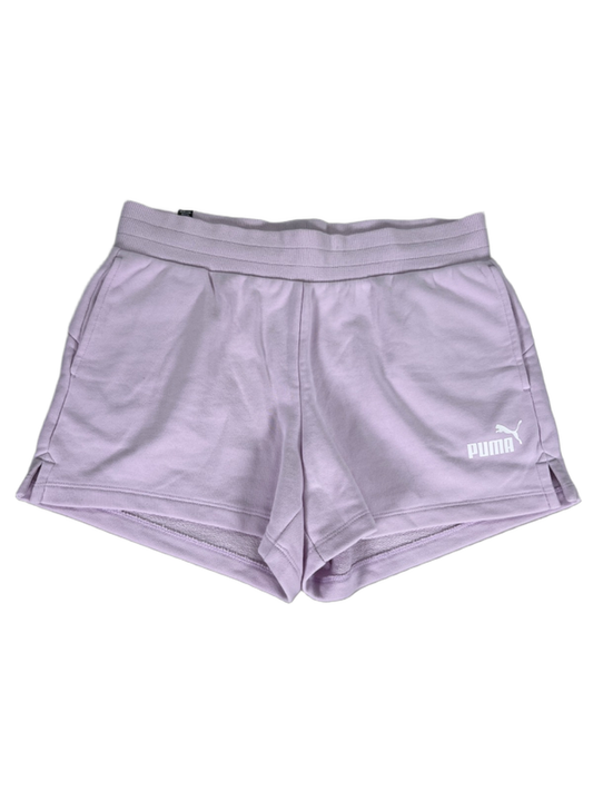 Puma Women's Light Purple Pull On Athletic Shorts - M
