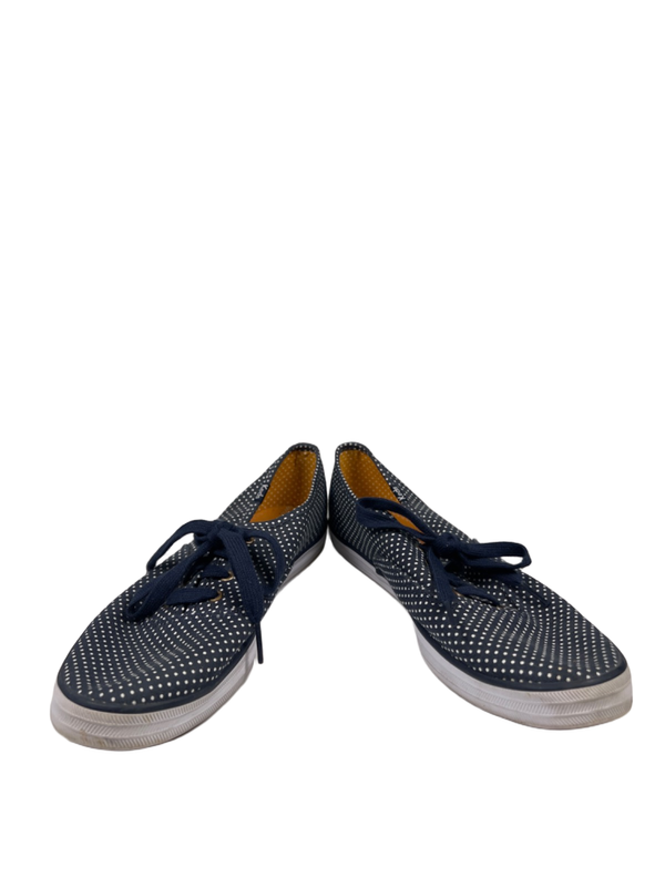 Keds Women's Blue/White Champion Canvas Polka Dot Lace Up Sneakers - 8 image 6