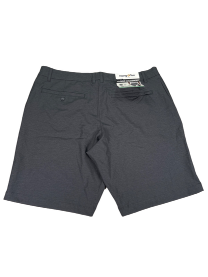 Hang Ten Men's Black/Dark Gray Regular Fit Hybrid Walking Shorts - 38 image 2