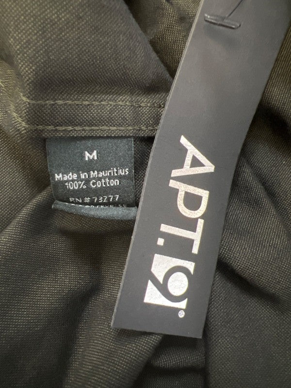 Apt 9 Men's Dark Green Long Sleeve Button Up Shirt - M image 4