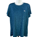 Under Armour Women's Blue Tech Nova Short Sleeve Athletic Shirt - XL