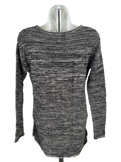 Ellen Tracy Women's Black/White Knit Long Sleeve Sweater - S image 2