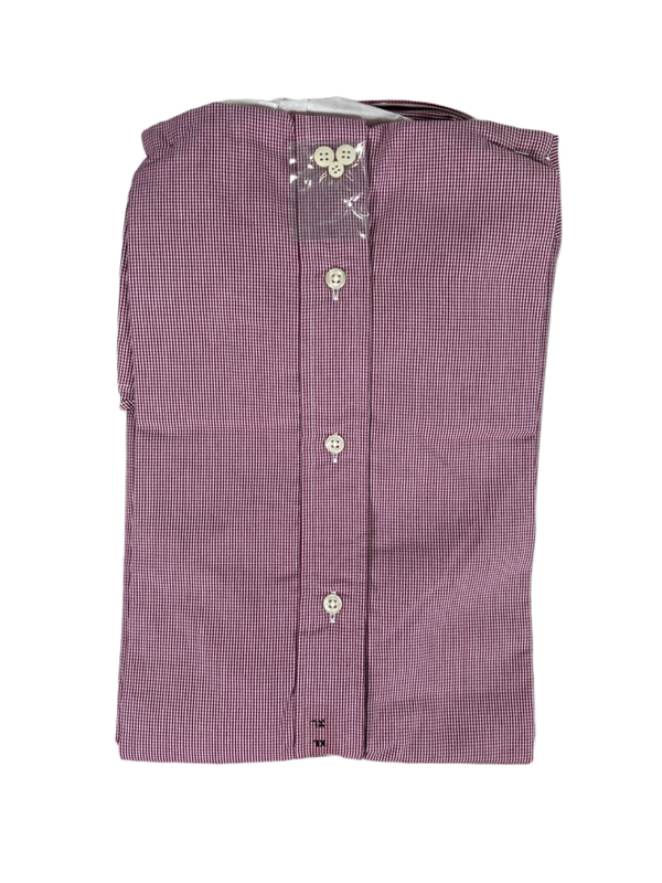 Ralph Lauren Men's Burgundy/White Blake Long Sleeve Button Up Shirt - XL image 2