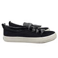 Sperry Women's Black/White Gingham Crest Vibe Top-Sider Lace Up Sneakers - 8.5