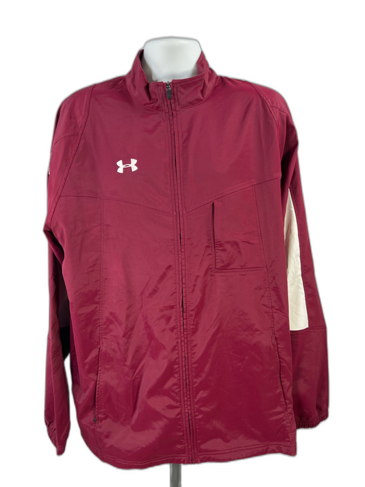 Under Armour Men's Burgundy ASG Full Zip Windbreaker Jacket - XL Tall