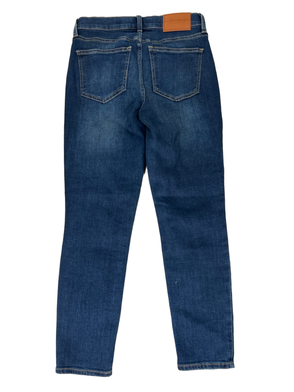 Lucky Brand Women's Dark Wash Ava Crop Mid Rise Denim Jeans - 6/28 image 2