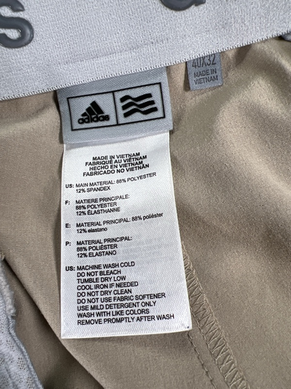 adidas Men's Beige Athletic Golf Pants - 40x32 image 3